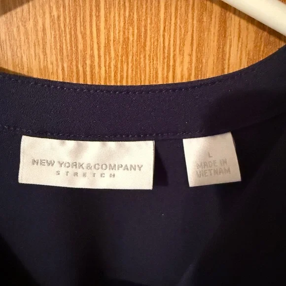 New York & Company Blue Shirtdress - Picture 7 of 8